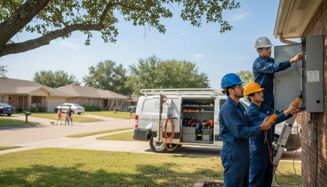 Certified electrician providing emergency electrical services in Island, KY